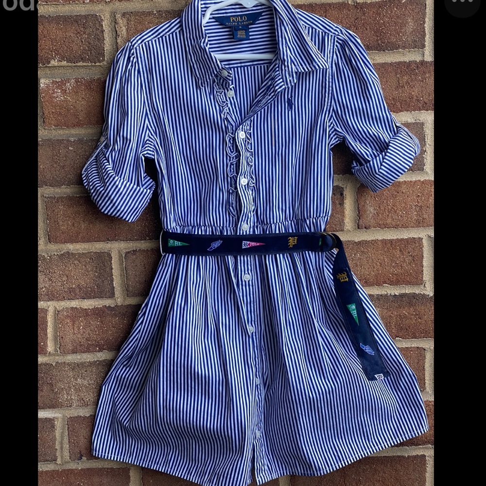 Ralph Lauren Striped Shirt Dress